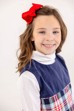 Load image into Gallery viewer, Jill Jumper - Nantucket Navy w/ Covington Cottage Plaid - Velveteen
