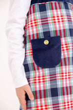 Load image into Gallery viewer, Jill Jumper - Nantucket Navy w/ Covington Cottage Plaid - Velveteen
