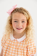 Load image into Gallery viewer, Tabitha's Teacher's Pet Dress - Seashore Sherbet Gingham - Heavy Knit
