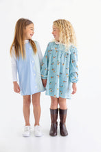 Load image into Gallery viewer, Maerin Fitz Frock - Fine Weather for Ducks - Pima - Long Sleeve
