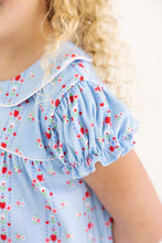 Load image into Gallery viewer, Holly Day Dress - First Day Flowers - Pima
