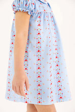 Load image into Gallery viewer, Holly Day Dress - First Day Flowers - Pima
