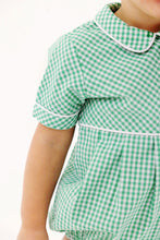 Load image into Gallery viewer, Bradford Bubble - Gibson Island Green Mini Gingham
