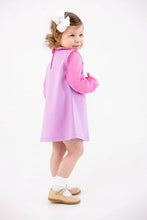 Load image into Gallery viewer, Emma's Elbow Patch Top - Winter Park Pink w/ Valley High Violet - Hearts
