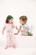 Load image into Gallery viewer, Sara Jane's Short Sleeve Set - Applecrest Orchard (Hamptons Hot Pink)
