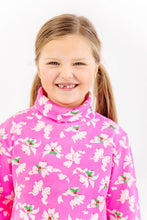 Load image into Gallery viewer, Tatum's Turtleneck Dress - Bows of Holly (Pink)
