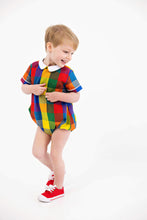 Load image into Gallery viewer, Biltmore Bubble - Ashland Park Plaid w/ White - Short Sleeve - Woven
