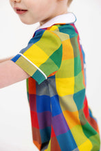 Load image into Gallery viewer, Biltmore Bubble - Ashland Park Plaid w/ White - Short Sleeve - Woven
