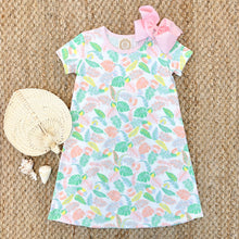 Load image into Gallery viewer, Polly Play Dress - Happy in Harbour Island w/ Palm Beach Pink - Short Sleeve
