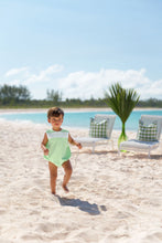 Load image into Gallery viewer, Beau Bubble - Grace Bay Green w/ Worth Ave White Stripes - Pima
