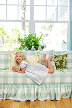 Load image into Gallery viewer, Stewart's Square Collar Dress - Brunch Plate Plaid w/ White and Palm Beach Pink

