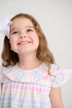 Load image into Gallery viewer, Dorothy Day Dress - San Antonio Stripe w/ Hamptons Hot Pink
