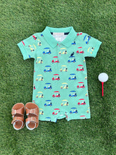 Load image into Gallery viewer, Sir Proper&#39;s Romper - Buggy and Ball w/ Nantucket Navy - Pima
