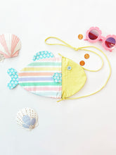 Load image into Gallery viewer, Save Your Pennies Purse - Fish - Southampton Stripe
