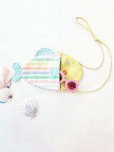 Load image into Gallery viewer, Save Your Pennies Purse - Fish - Southampton Stripe
