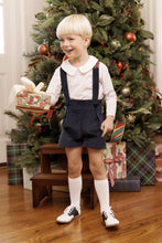 Load image into Gallery viewer, Peabody Prep Short Set - Nantucket Navy w/ Society Prep Plaid
