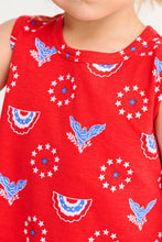 Load image into Gallery viewer, Polly Play Dress - Star Spangled Swag - Sleeveless
