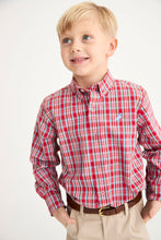Load image into Gallery viewer, Dean's List Dress Shirt - Woodspoint Plaid w/ Barrington Blue
