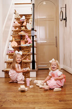 Load image into Gallery viewer, Rebecca Romper - Sandpearl Pink w/ Mill St Manor Mini Floral Pumpkin - Sleeveless
