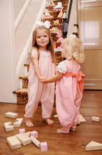 Load image into Gallery viewer, Ramona Ruffle Romper - Sandpearl Pink Stripe - Short Sleeve
