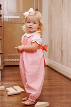 Load image into Gallery viewer, Rebecca Romper - Sandpearl Pink w/ Mill St Manor Mini Floral Pumpkin - Sleeveless
