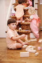Load image into Gallery viewer, Sir Proper's Romper - Seashore Sherbet Stripe - Pima
