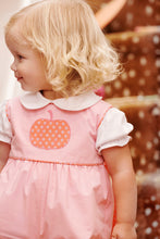 Load image into Gallery viewer, Rebecca Romper - Sandpearl Pink w/ Mill St Manor Mini Floral Pumpkin - Sleeveless
