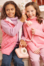Load image into Gallery viewer, Townsend Turtleneck Sweater - Valley High Violet w/ Winter Park Pink
