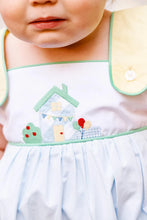 Load image into Gallery viewer, Bingham Bubble - Worth Ave White w/ Buckhead Blue &amp; Grace Bay Green - House Appliqué
