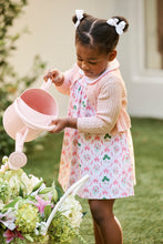 Load image into Gallery viewer, Sleeveless Mary Dal Dress - Boxwood &amp; Bows w/ Romany Rose - Heavy Knit
