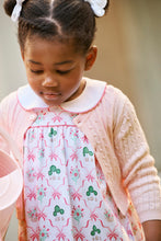 Load image into Gallery viewer, Sleeveless Mary Dal Dress - Boxwood &amp; Bows w/ Romany Rose - Heavy Knit
