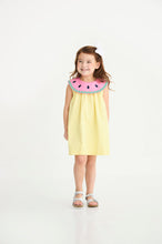Load image into Gallery viewer, Tabitha's Teacher's Pet Dress (Sleeveless) - Lake Worth Yellow - Watermelon
