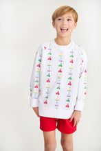 Load image into Gallery viewer, Cassidy Comfy Crewneck - Set Sail w/ White - French Terry
