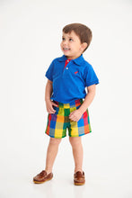 Load image into Gallery viewer, Prim &amp; Proper Polo - Rockefeller Royal w/ Richmond Red Stork - Short Sleeve
