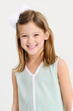 Load image into Gallery viewer, Daisy Dress - Old Greenwich Green w/ Worth Ave White
