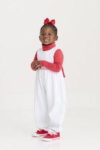 Load image into Gallery viewer, Rebecca Romper - Kiawah Kelly Green Microdot w/ Richmond Red - Sleeveless - Pima
