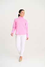 Load image into Gallery viewer, Prepletic Women's Finley Funnel Neck Sweatshirt - Winter Park Pink
