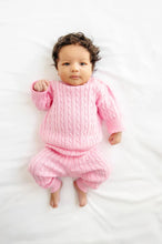 Load image into Gallery viewer, Crawford Cable Knit Set - Buckhead Blue, Pier Party Pink, or Richmond Red
