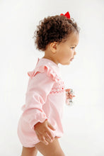 Load image into Gallery viewer, Biltmore Bubble - Sandpearl Pink w/ Rosebud Embroidery - Long Sleeve
