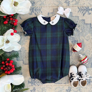 Bradford Romper - Richmond Red Stripe - Long Sleeve