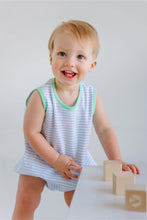 Load image into Gallery viewer, Patton Play Bubble - Buckhead Blue Stripe w/ Grace Bay Green

