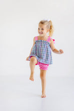 Load image into Gallery viewer, Lainey&#39;s Little Set - Pier Pointe Plaid w/ Hamptons Hot Pink
