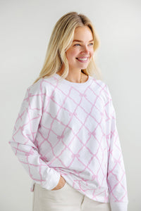 Ladies' Cassidy Comfy Crewneck - Belle Meade Bow