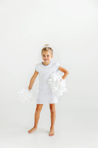 Penny's Play Shirt - Worth Ave White w/ Beale Street Blue - Short Sleeve - Heavy Knit