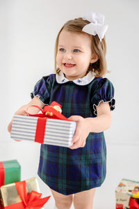 Bradford Romper - Richmond Red Stripe - Long Sleeve