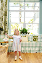 Load image into Gallery viewer, Stewart's Square Collar Dress - Brunch Plate Plaid w/ White and Palm Beach Pink
