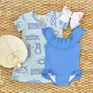 Sandy Lane Swimsuit - Barbados Blue