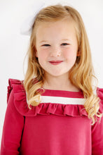 Load image into Gallery viewer, Darla Dress - Begley Berry w/ Palmetto Pearl - Long Sleeve
