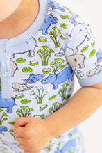 Load image into Gallery viewer, Sutton's Short Set - Bal Harbour Hippo w/ Beale Street Blue
