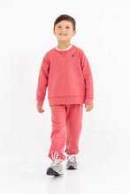 Load image into Gallery viewer, Cassidy Comfy Crewneck - Richmond Red (Heathered) w/ Nantucket Navy
